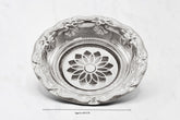 Small Detailed Lotus Silver Plate